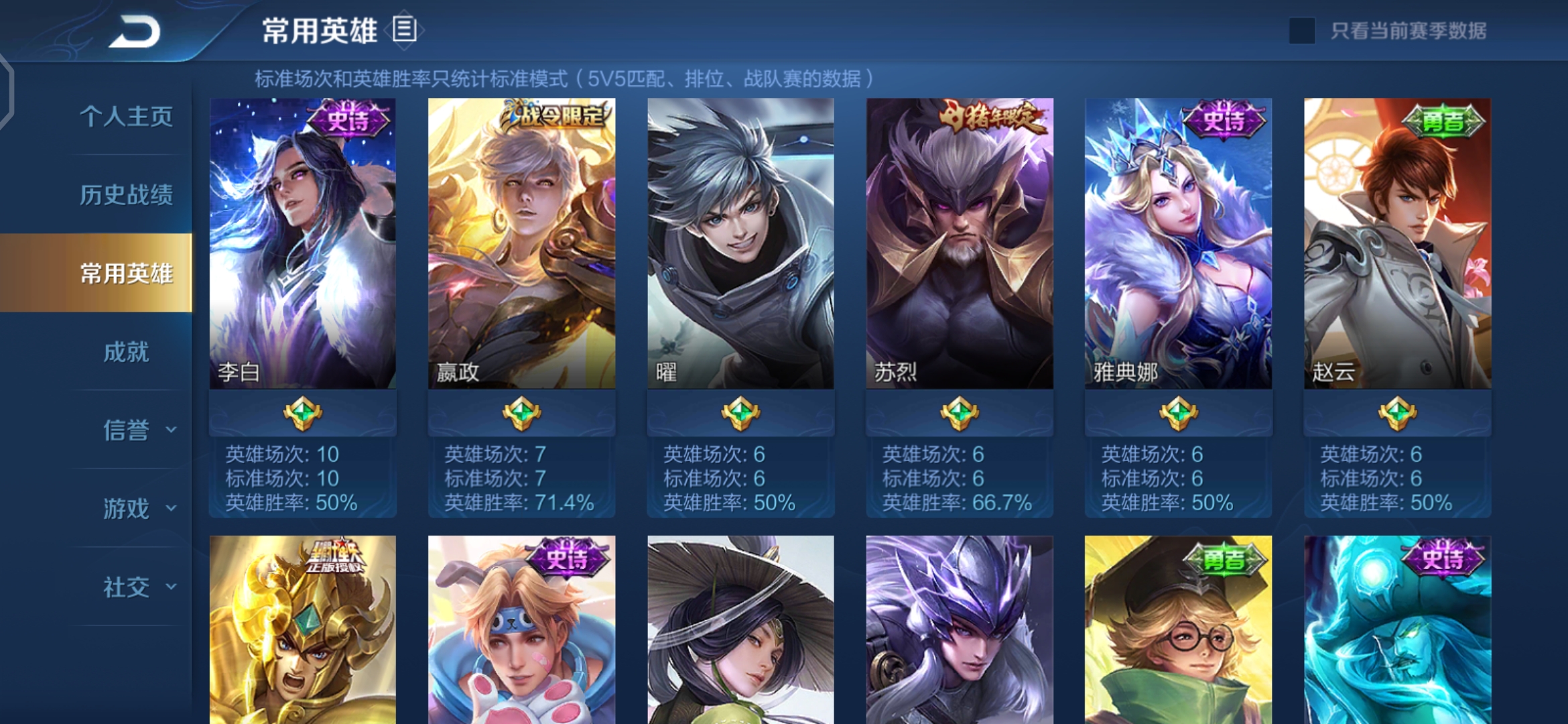 满级v8号,多个稀有皮肤